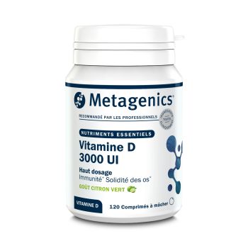 Vitamine D Forte 3000 UI (ex: D-Dyn 3000 UI) - 120 comprimés