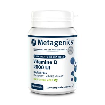 Vitamine D Capital Plus 2000 UI (ex: D-Dyn 2000 UI) - 120 comprimés